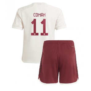 Bayern Munich Kingsley Coman #11 Tredje trøje Børn 2023-24 Kort ærmer (+ korte bukser)